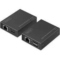 Digitus - Extender Set - KVM / audio forlænger - HDMI, 1GbE, USB - over CAT 6 - USB - op til 70 m