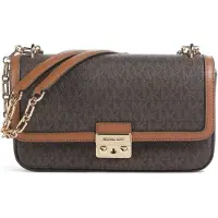 Michael Kors Skuldertaske brun / umbra / mørkebrun