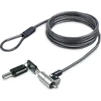 StarTech.com Startech Nano Laptop Cable Lock, 6ft (2m), Anti-Theft Keyed Lock, Security Cable Locks Nano Slot Computers, For HP EliteBook/Lenovo ThinkPad X1/2-1 L