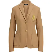 Ralph Lauren Lauren Ralph Laurentil kvinder. 200797305018 Blazer i beige snoet jacquard (S), Casual, Bomuld, Klassisk