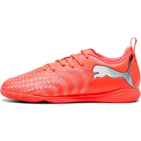 Puma FUTURE 9 PLAY Indoor Football Boots Youth, Shoes, Glowing Red/White/Black, 28