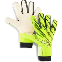 Puma ULTRA Ultimate Hybrid Goalkeeper Gloves, Accessories, Yellow Alert/Black, 8.5