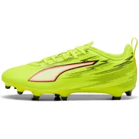 Puma ULTRA 6 PLAY FG/AG Football Boots Youth, Shoes, Yellow Alert/Black/Glowing Red, 38