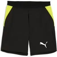 Puma Træningsshorts Individual Lightspeed Ultimate - Sort/Hvid/Gul, størrelse X-Small