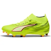 Puma ULTRA 6 MATCH+ FG/AG Football Boots Unisex, Shoes, Yellow Alert/Black/Glowing Red, 42