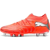 Puma Future 9 Ultimate AG Unleashed - Rød/Hvid/Sort/Silver - Kunstgræs (AG), størrelse 43