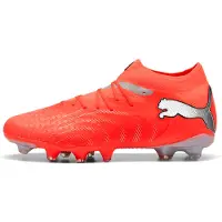 Puma FUTURE 9 PRO FG/AG Football Boots Women, Shoes, Glowing Red/White/Black, 37.5