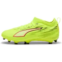 Puma ULTRA 6 MATCH FG/AG Football Boots Youth, Shoes, Yellow Alert/Black/Glowing Red, 38