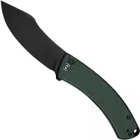 CIVIVI Outlaw Muk, Teal Green G-10, Black Stonewash