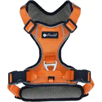 Petlando udendørs sele, orange - Størrelse M: 56 - 68 cm brystomkreds