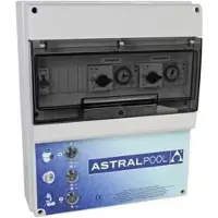 AstralPool 70424 Type D + Type D Kontrolboks Med Overbelastningsbeskyttelse Til 2 Pumper Og Styring Til 2 Undervandslys