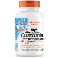 Doctors Best , Høj Absorberende Curcumin, 120 Tabletter