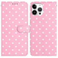 Mtp Products iPhone 16 Pro Pung Etui med Prikket Mønster - Pink