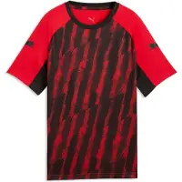 Puma individualLIGA Graphic Football Jersey Youth, Shop, Red/White/Black, 15-16Y
