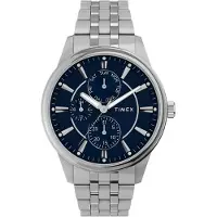 Timex Analogt ur 'Chicago' blå / sølv