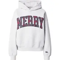 Abercrombie & Fitch Sweatshirt mørkeblå / lysegrå / burgunder / hvid