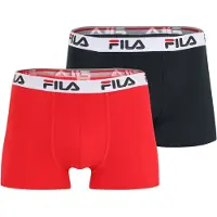 FILA Boksershorts rød / sort / hvid
