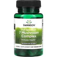 Swanson Health Fuldspektrum 7 Svampekompleks - 60 veganske kapsler