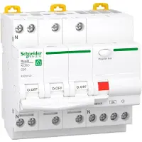 Schneider Electric Resi9 Kombiafbryder XP RCBO - 3P+N 20A 6kA 30mA klasse A 90mm C-karakteristik