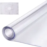 Vevor Plastikborddug, 40 x 60 tommer 1,5 mm tyk klar bordbeskytter, rektangulær PVC-skrivebordsmåtte, vandtæt og nem rengøringsvenlig skrivebordsmåtte, til kontorkommode, spisebord, natbord