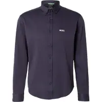 BOSS Skjorte 'Motion' marin / hvid