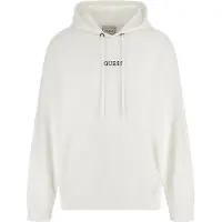 GUESS Sweatshirt 'Roy' sort / hvid