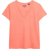 Superdry Studios Slub Emb Vee T-shirt Med Korte ærmer