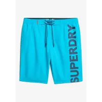 Superdry Superdrytil mænd. M3010238A Klassisk blå badedragt (S), Badetøj, Genanvendt polister, Bæredygtig