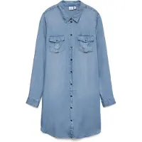 Vero Moda Blusekjole 'VMSilla' blue denim