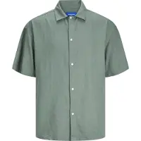 Jack & Jones Faro Linen Oversized Kortærmet Skjorte