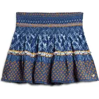 Superdry Printed Shirred Kort Nederdel