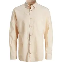 Jack & Jones Summer Linen Skjorte Med Lange ærmer