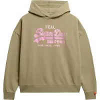 Superdry Vl Rhinestone Relaxed Hættetrøje