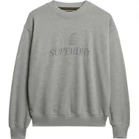 Superdry Superdrytil kvinder. W2012453A Sweatshirt britisk grå (L), Casual, Bomuld