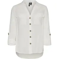 Vero Moda Bluse 'Bumpy' hvid