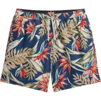 Superdry Superdrytil mænd. M3010242A Flerfarvet badedragt med hawaii-print (S), Badetøj, Genanvendt polister, Bæredygtig