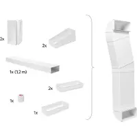 Electrolux M2CKCF01C, Luftcirkulationssæt, Hvid, 4 kg, 1 stk