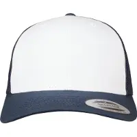 Flexfit Hætte 'Retro' navy / hvid