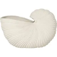 Ferm Living Shell krukke Off white