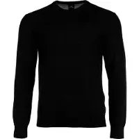 Armani Exchange A|X Armani Exchangetil mænd. 8NZM3AZM8AZ1200 Pullover i sort blødt garn (XL), Casual, Bomuld