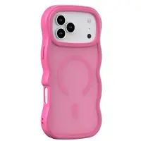 Mtp Products iPhone 17 Pro Bølgekant magnetisk hybrid cover - hot pink