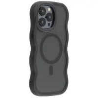 Mtp Products iPhone 14 Pro Max Bølgekant magnetisk hybrid cover - sort