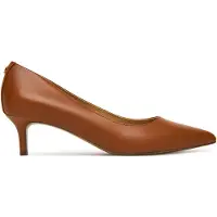 Ralph Lauren Lauren Ralph Laurentil kvinder. 802P09030002 Adrienne pumps i brunt læder (39.5), Beige, 3-5 cm, Ingen, Casual, Klassisk