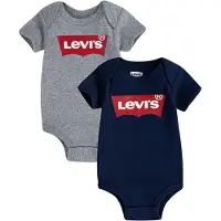 Levi's Kids Sparkedragt/Body natblå / grå-meleret / lys rød / hvid