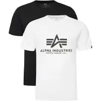 Alpha industries Basic T-shirt Med Korte ærmer 2 Enheder