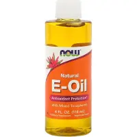 Now , Vitamin E-Oil med Blandet Tocopherol, 58 mg (87 IU), 4 fl oz (118 ml)