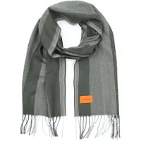 Suitable Tørklæde Softfeel Herringbone Grøn