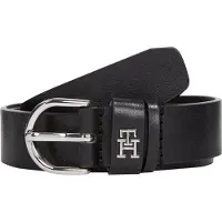 Tommy Hilfiger Bælte 'Essential Effortless' sort / sølv