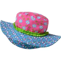 Playshoes Hat blå / grøn / lys pink / hvid