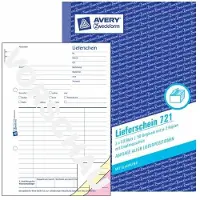 Avery 721, Blå, Hvid, Papir, 148 mm, 210 mm